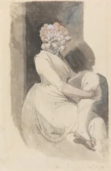 Studio di una donna seduta